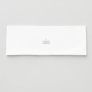 Alo Yoga NWT Conquer Performance Headband White